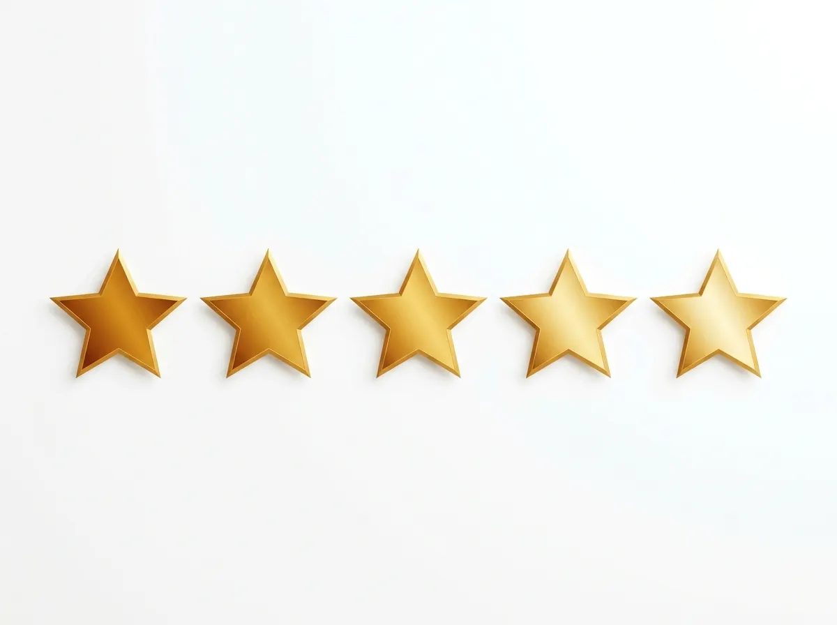 5 sterren beoordeling